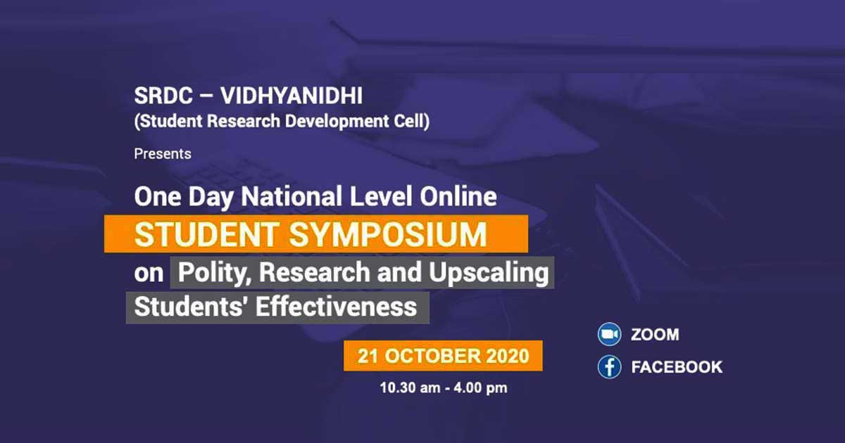 Student Symposium on Polity, Research, and Upscaling Students’ Effectiveness
